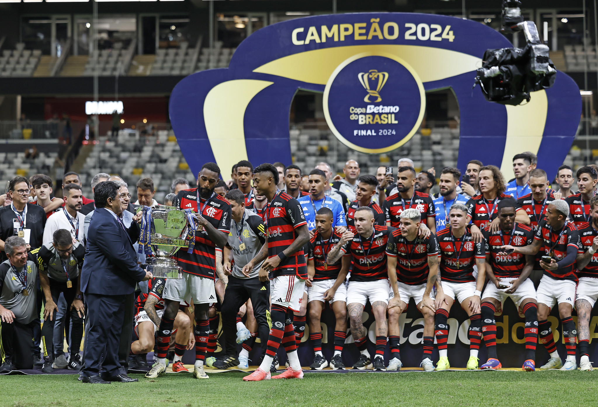 Flamengo campeão Copa do Brasil 2024 (Foto: Rafael Ribeiro/CBF)