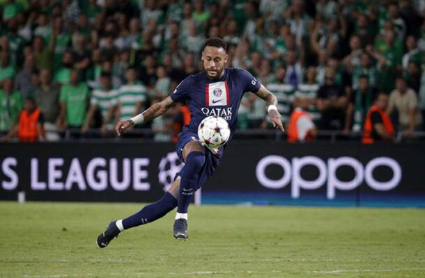 O astro fez seu primeiro jogo em agosto de 2017, em duelo da segunda rodada do Francês,  marcou e deu uma assistência na vitória por 3 a 0 sobre o Guingamp. Foto: C. Gavelle / PSG