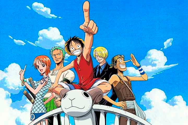 One Piece narra a saga de Monkey D. Luffy e sua tripulação atrás do maior dos tesouros dos piratas. 
 Reprodução: Flipar