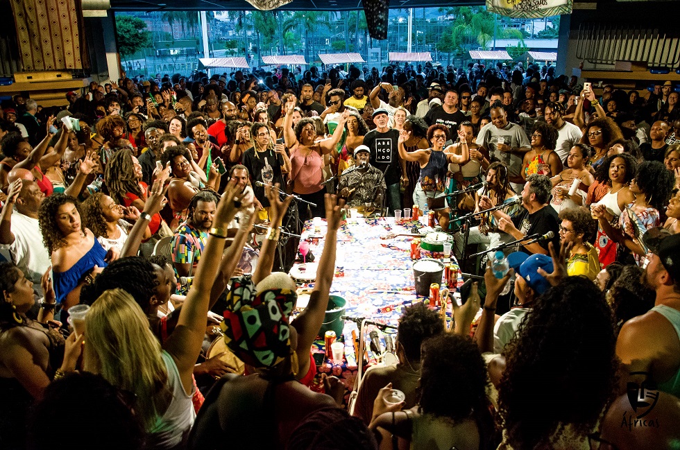 Roda de Samba no centro do Rio de Janeiro. Foto: Divulgação / Arquivo Prefeitura do Rio