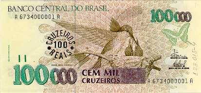 Do cruzeiro ao real: todas as cédulas que já circularam no Brasil desde 1942. Foto: Divulgação/Banco Central do Brasil