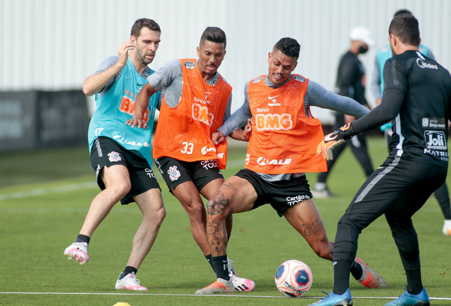 Corinthians treina no CT. Foto: Rodrigo Coca/Agência Corinthians