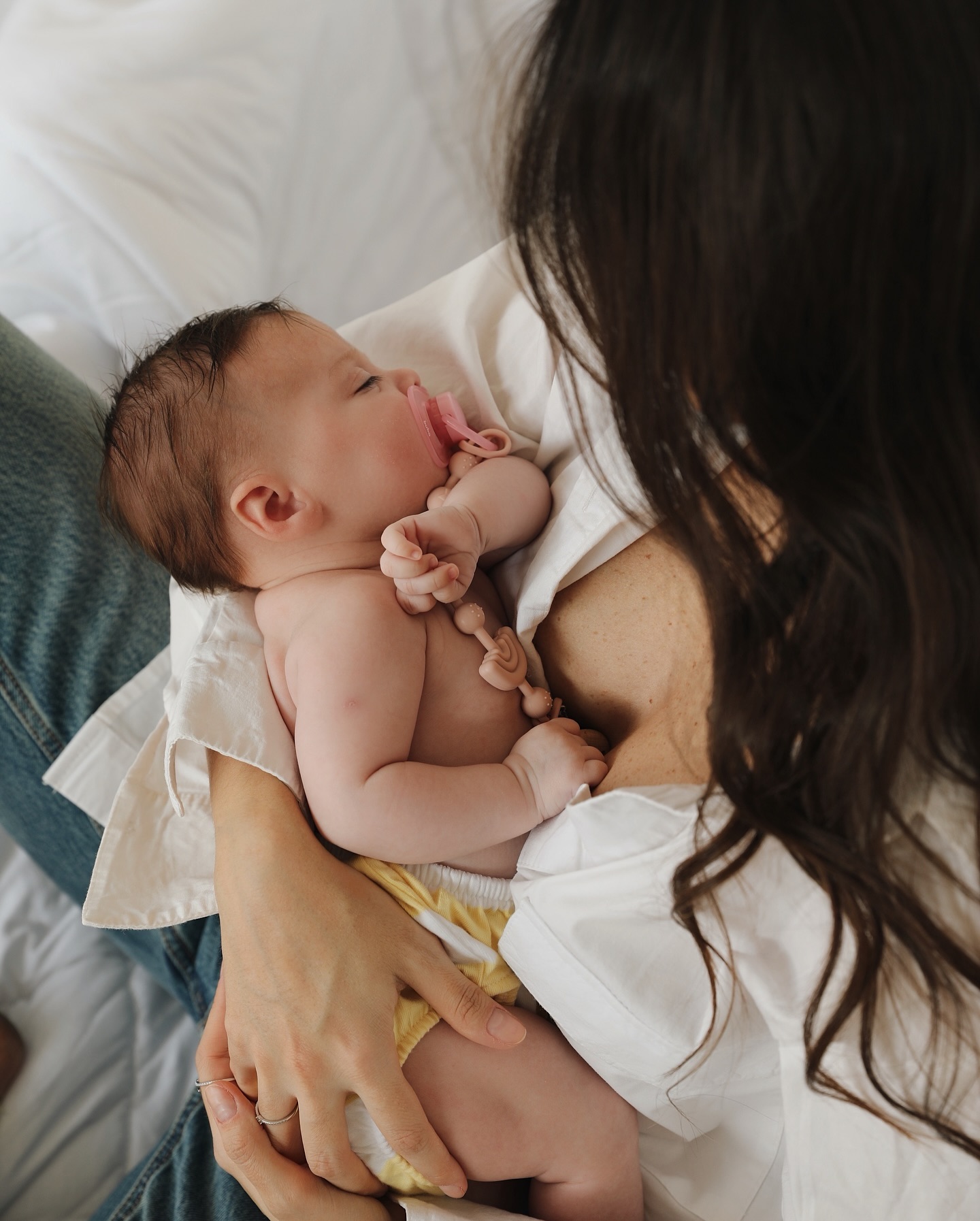 Helena fez a primeira sessão de fotos com a mãe Studio Luah