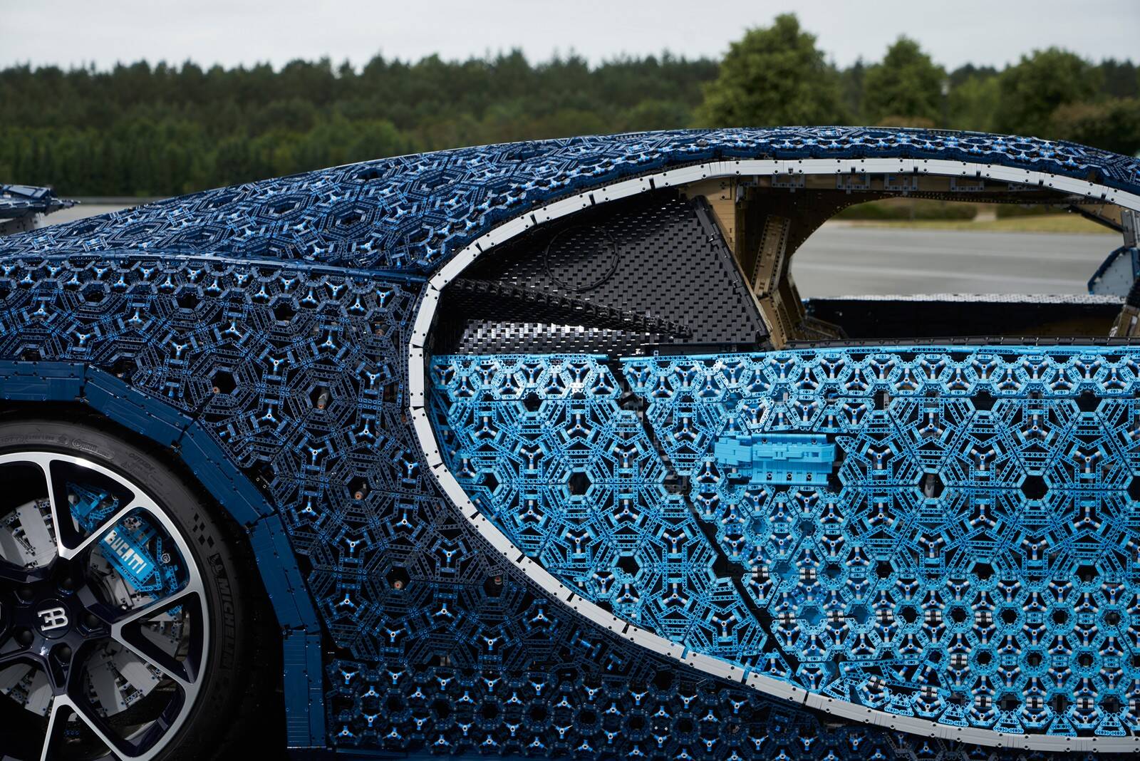 Bugatti Chiron de Lego. Foto: Divulgação
