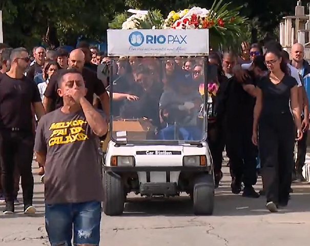 Hugo foi enterrado no dia 30/7 no cemitério de Inhaúma, na Zona Norte do Rio de Janeiro.