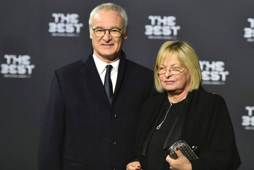 Claudio Ranieri e a esposa Rosanna também marcaram presença. Foto: Divulgação