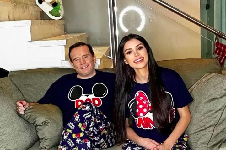Em março, Gaby, que é filha do jornalista Roberto Cabrini, defendeu o direito dos filhos a heranças após uma reportagem sobre celebridades que optaram por não deixar suas fortunas para seus herdeiros. Reprodução: Flipar