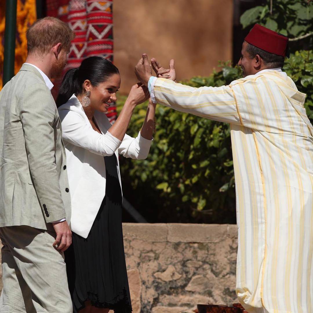 Meghan Markle e Príncipe Harry visitam o Marrocos, no Norte da África. Foto: Reprodução / Instagram