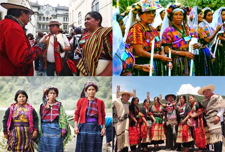 América Central
Guatemala: Os indígenas, majoritariamente descendentes dos Maias, constituem cerca de 40% da população. Povos como K’iche’, Kaqchikel e Q’eqchi’ preservam idiomas e tradições. No entanto, enfrentam dificuldades como o acesso limitado a terras e desigualdade social. Reprodução: Flipar