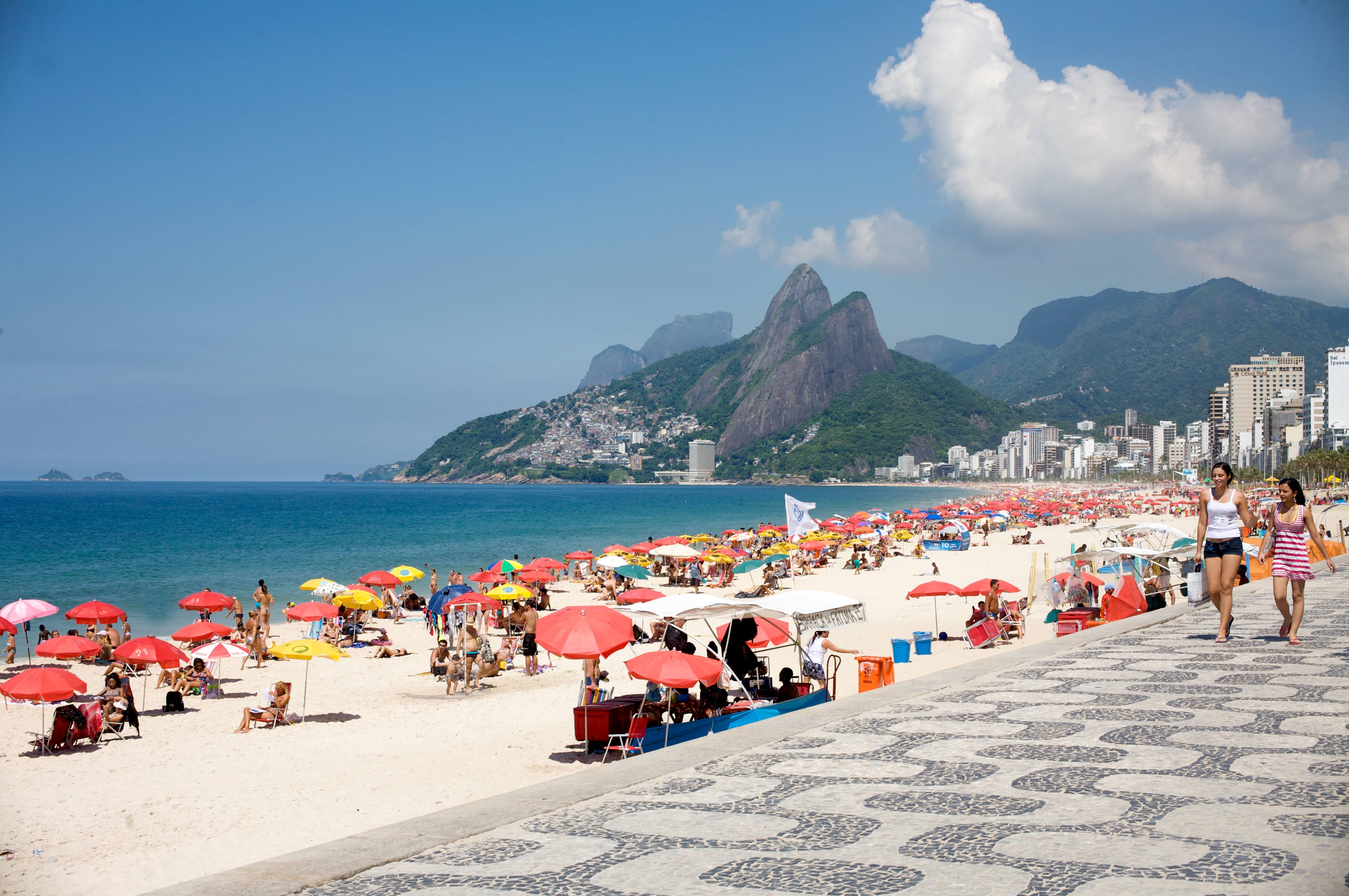 A praia de Ipanema é uma das mais badaladas do Rio de Janeiro. Foto: Getty Images