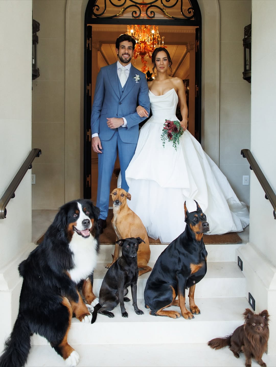 Faustão reaparece em casamento da filha Lara após transplantes de órgãos. Foto: Instagram