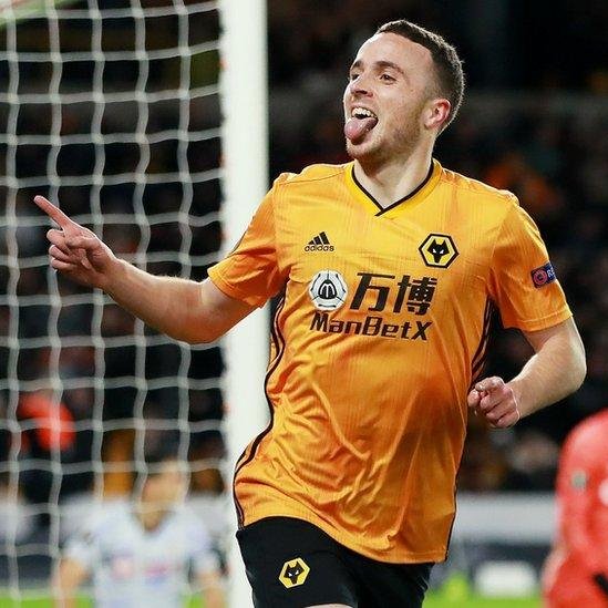 Depois da passagem pelo Porto, Jota foi emprestado ao Wolverhampton, da Inglaterra, onde brilhou. Foto: Reprodução