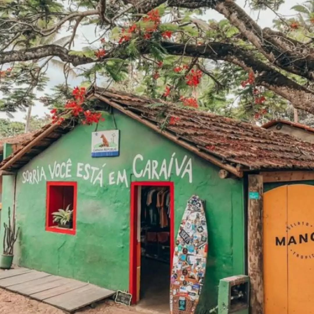 Caraíva - Porto Seguro (BA). Foto: Reprodução das Redes Sociais