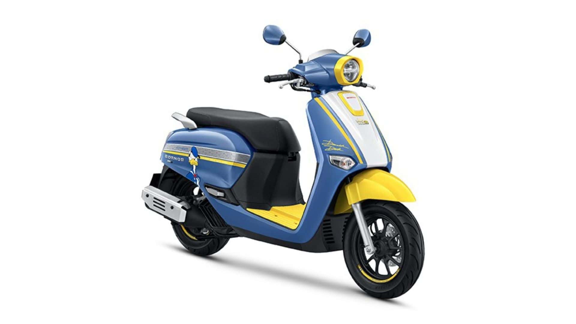 Honda Giorno edição especial Pato Donald Reprodução