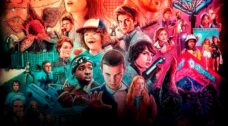 Em “Stranger Things”, Harbour interpreta o delegado do Departamento de Polícia Jim Hopper. Na trama, ele contracena com Millie Bobby Brown. 

 Reprodução: Flipar