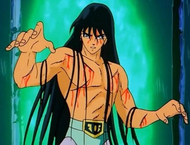 Cólera do Dragão, Dragão Voador e o Último Dragão são golpes que mostram toda a força de Shiryu. Já o seu escudo, parte da sua armadura, é uma ótima arma para conseguir evitar danos em combates.  Reprodução: Flipar