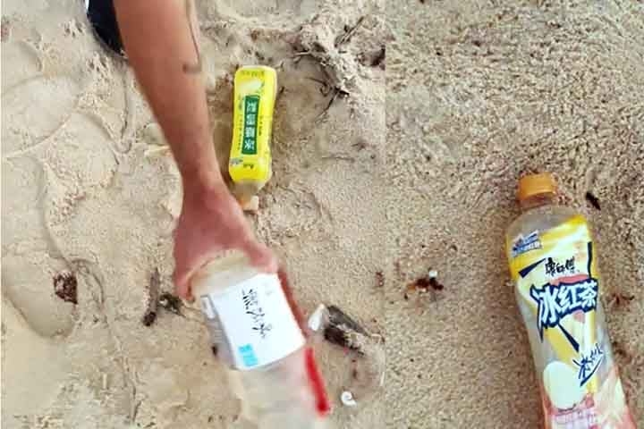 Segundo Alexander Turra, professor do Instituto Oceanográfico da Universidade de São Paulo (USP), produtos consumidos nesses navios, adquiridos no porto de origem, são despejados no mar. 
 Reprodução: Flipar