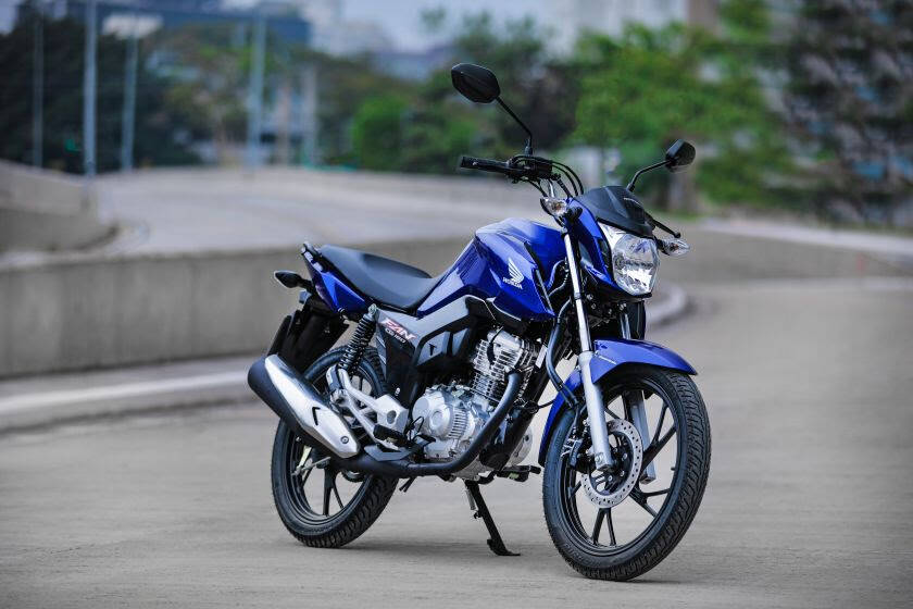 Honda CG 160 2022 ganhou novo design e novas cores.. Foto: Divulgação