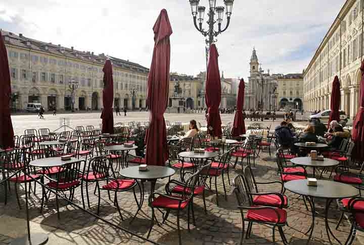 Além dos chocolates, cafés e cafeterias, Turim é lar do primeiro Eataly: uma mistura de loja gourmet, livraria e restaurante, com unidades ao redor de todo o mundo.  Reprodução: Flipar