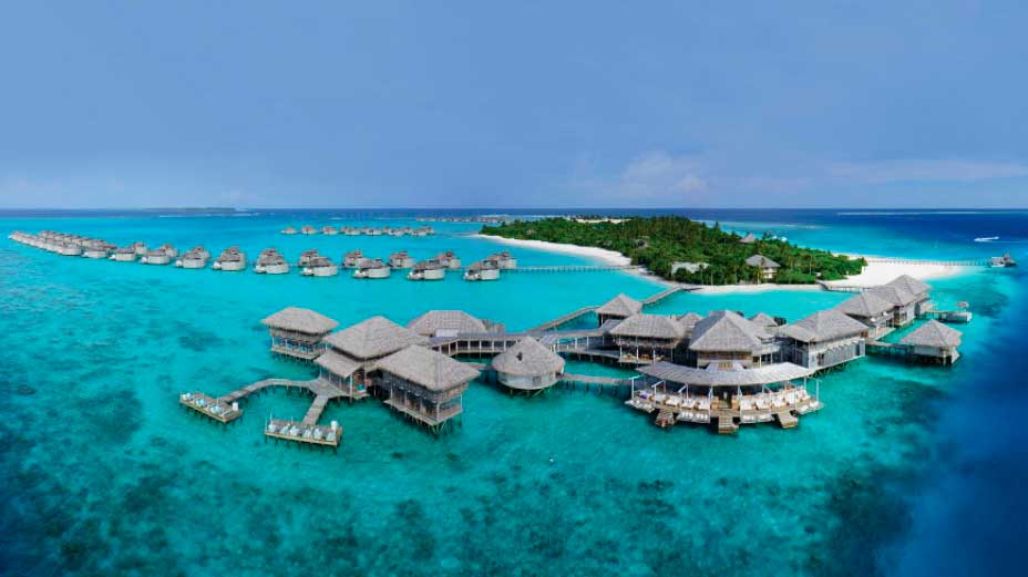 O Six Senses Laamu é um resort de luxo nas Ilhas Maldivas. Foto: Divulgação/Site oficial 23.12-2022