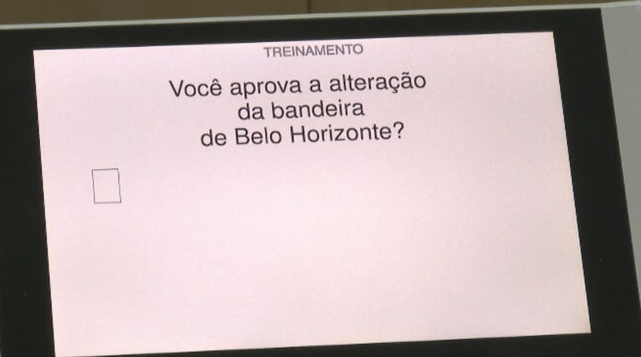 No total, 84% votaram contra a mudança. Em abril deste ano, a realização de uma consulta popular tinha sido aprovada pelo Tribunal Regional Eleitoral de Minas Gerais, justamente para que a população decidisse.  Reprodução: Flipar