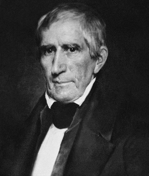 William Henry Harrison - Morreu em 4 de abril de 1841, vítima de pneumonia e pleurisia, aos 68 anos.  Reprodução: Flipar