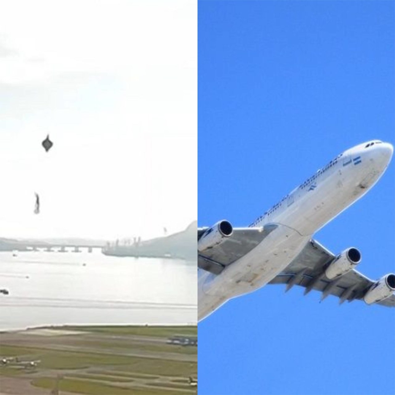 Os balões também representam uma ameaça à aviação. E causam uma preocupação constante nas autoridades, inclusive nos momentos de decolagem e aterrissagem nos aeroportos.  Reprodução: Flipar