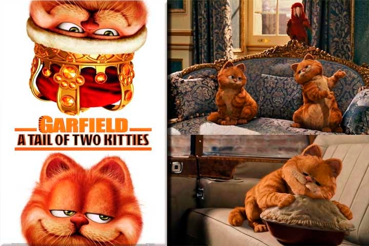 Dois anos depois, Garfield 2 foi lançado, com direção de Tim Hill e escrita por Joel Cohen e Alec Sokolow. Trata-se da sequência do filme Garfield de 2004 baseado na tira homônima de Jim Davis. Foi produzido pela 20th Century Fox e pela Davis Entertainment. Reprodução: Flipar