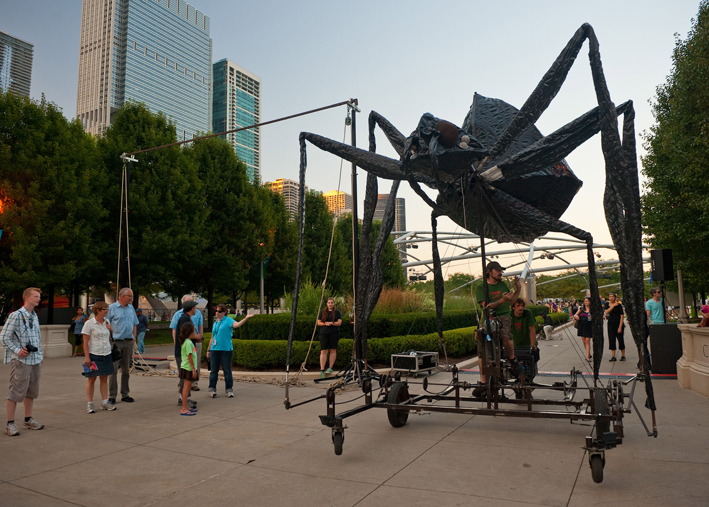 Escultura da "Boeing Galleries", no Millennium Park, em Chicago.. Foto: Divulgação