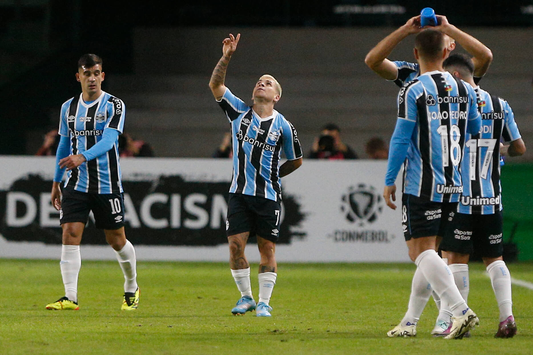 Grêmio x The Strongest Reprodução / Twitter Conmebol Libertadores