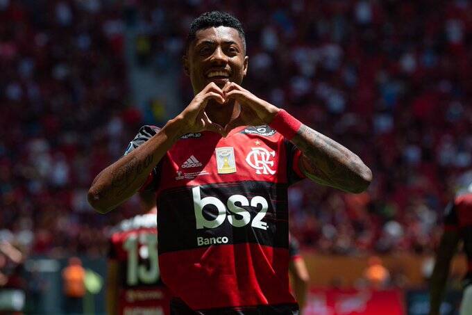 Bruno Henrique é um dos destaques do Flamengo na Recopa. Foto: Alexandre Vidal/CRF