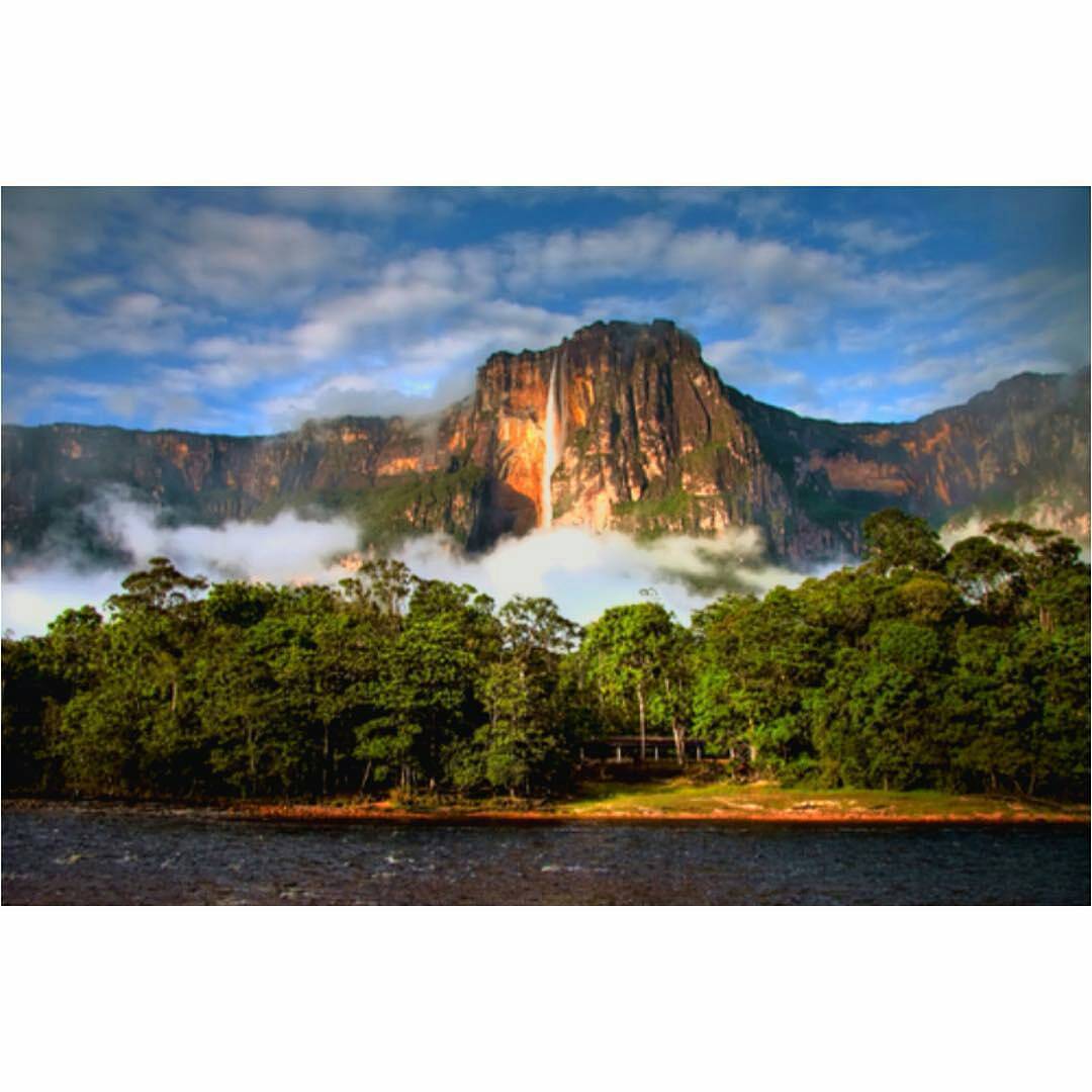 Cachoeira Salto Angel - Parque Canaíma (VE). Foto: Reprodução da Redes Sociais