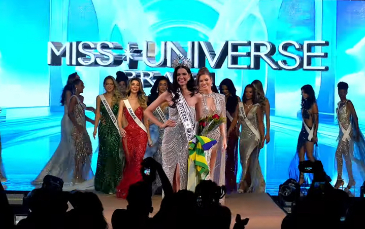 Gabi Lacerda venceu a competição. Foto: Reprodução: Youtube/Miss Universe Brasil TV