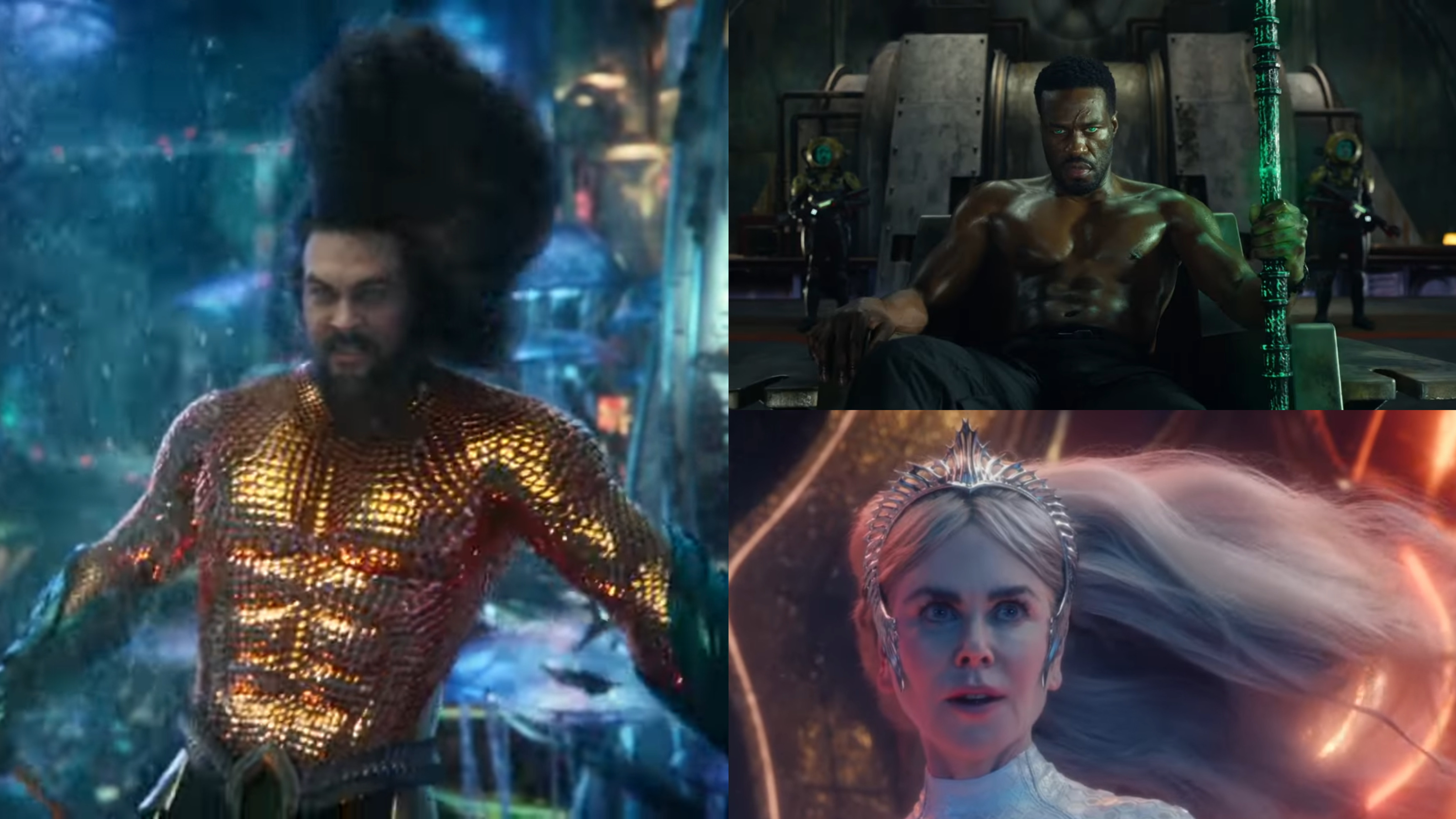 Cenas de 'Aquaman 2' Reprodução Youtube - 14.09.2023