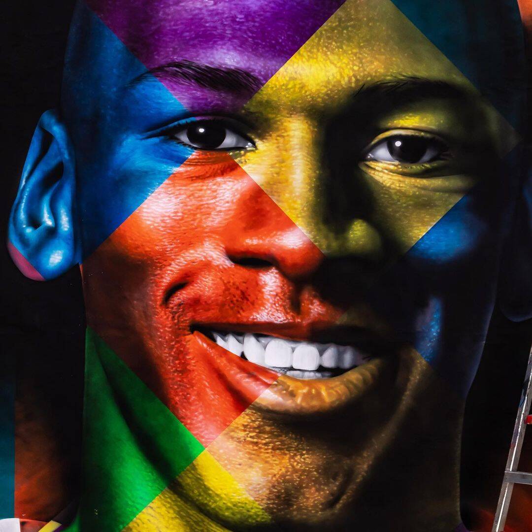 Mural - Neymar. Foto: Reprodução / Instagram