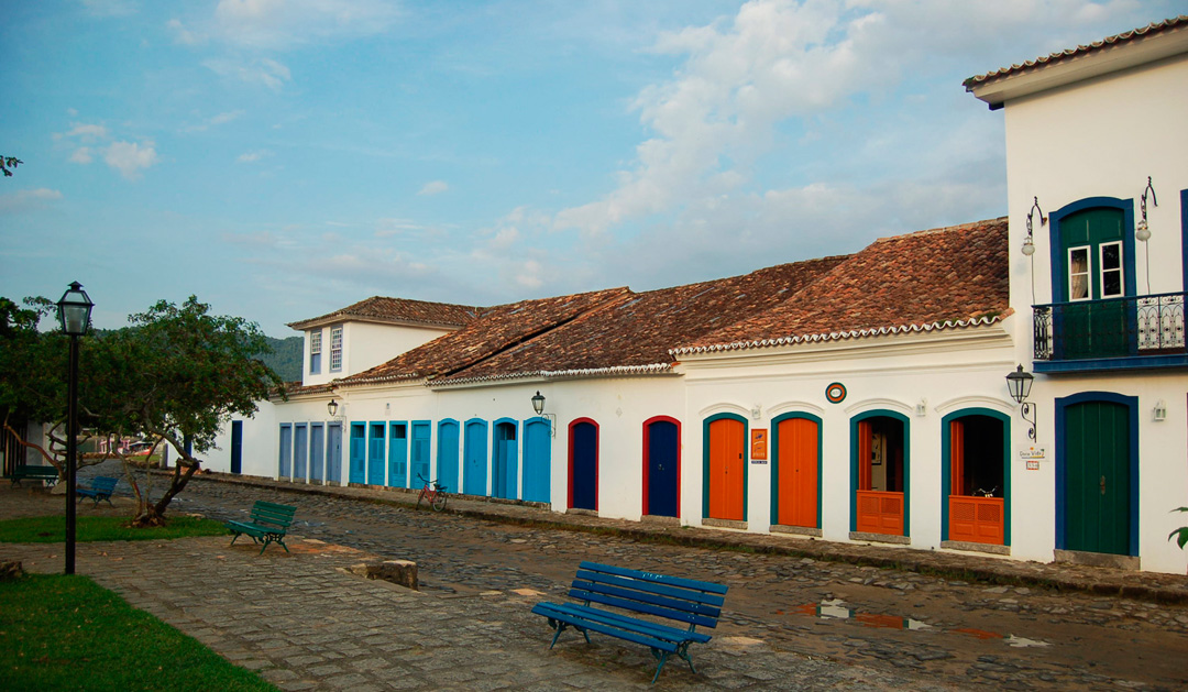 Centro histórico de Paraty (RJ). Foto: Divulgação - Prefeitura de Paraty (RJ
