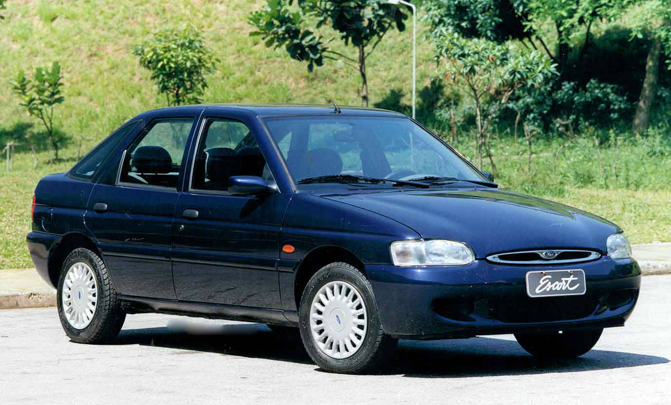 Ford Escort que foi oferecido no Brasil até 2003. Foto: Divulgação