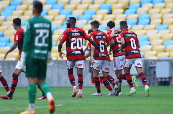 4) Flamengo: 11 pontos (Jogos: 6 - 3 vitórias, 2 empates e 1 derrota: 61% de aproveitamento). - Foto: Gilvan de Souza / CRF