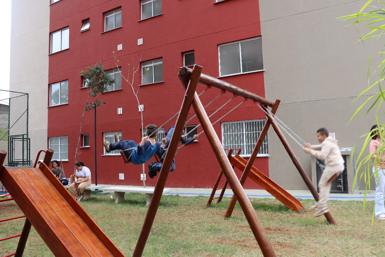 Novo conjunto habitacional entregue pelo governo de São Paulo. Foto: Reprodução/Gabriel Barros - Portal iG