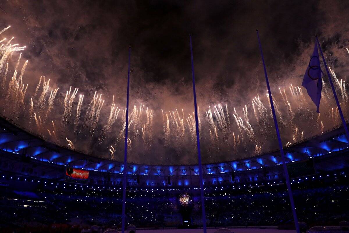 Cerimônia de encerramento do Rio 2016. Foto: Reprodução/Twitter