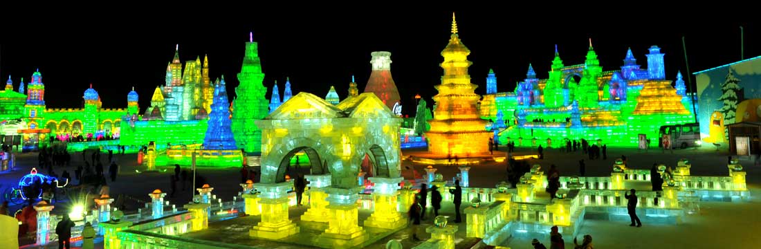 Parque Ice Harbin na China. Foto: Divulgação - Ice Festival Harbin (CH)