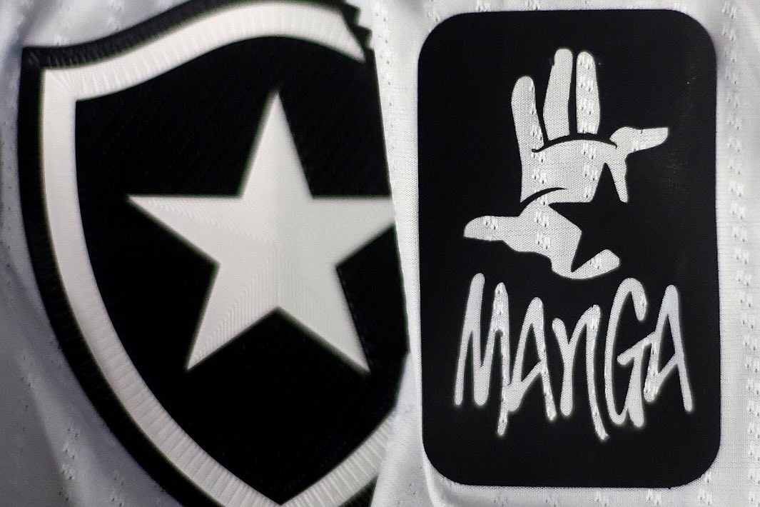 Botafogo presta homenagem à Manga. Foto: BOTAFOGO/DIVULGAÇÃO