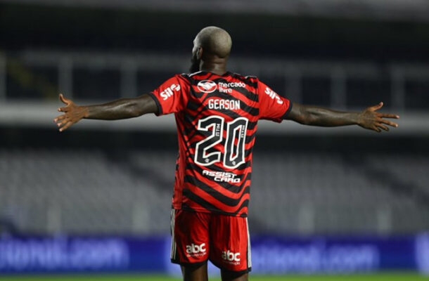Um dos destaques da equipe rubro-negra, Gerson tem valor de mercado de 15 milhões de euros. Foto: Gilvan de Souza/Flamengo