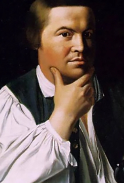 Este é o escritor Paul Revere (1735-1818), mensageiro da Guerra da Independência dos EUA. Quem ele lembra?