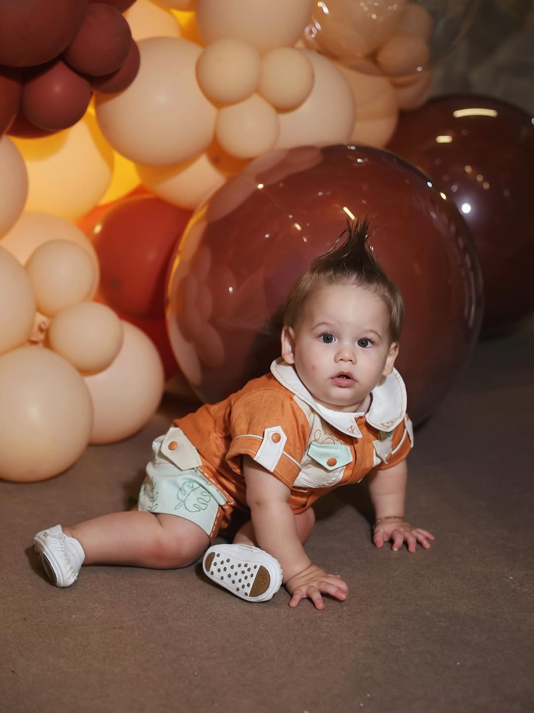 José Leonardo completou dez meses. Foto: Reprodução Instagram @virginia e @zefelipe