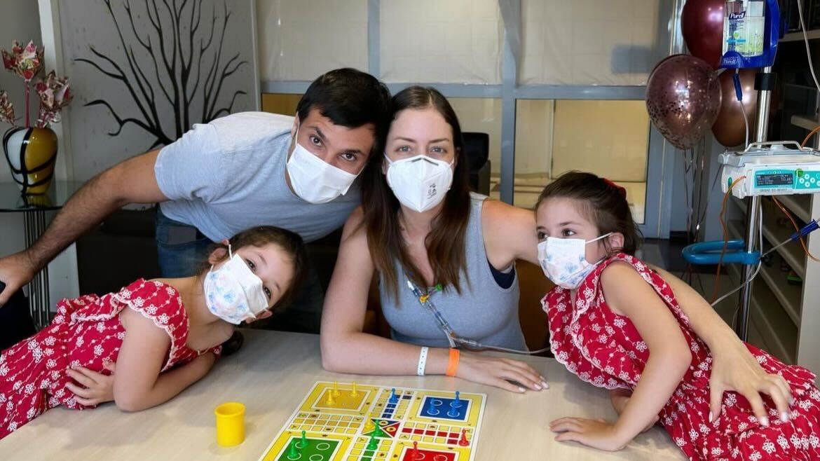 Fabiana Justus reencontra família no hospital Reprodução Instagram - 30.1.2024