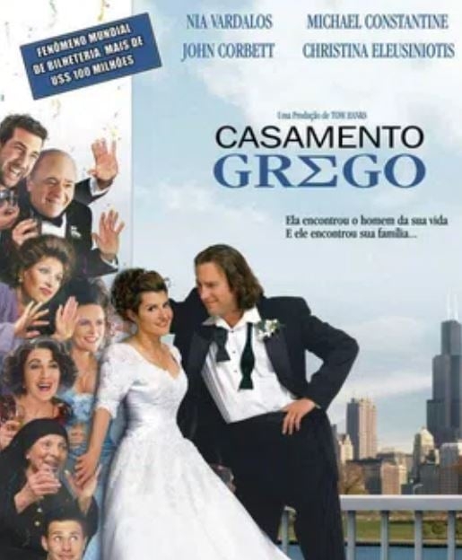 Filme: Casamento Grego - Quanto gastaram: 5 milhões de dólares/ Quanto lucraram: 368 milhões de dólares