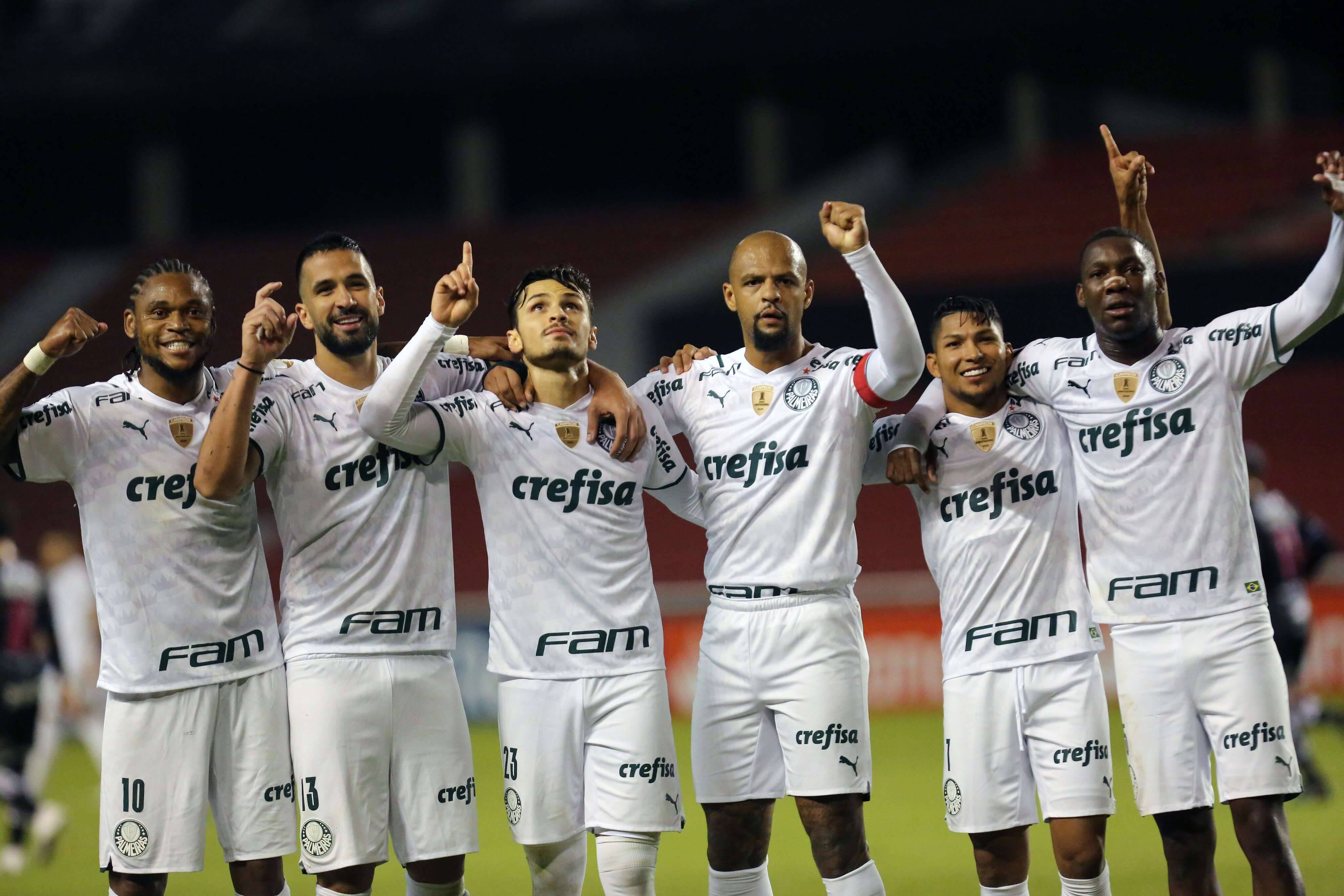 Del Valle x Palmeiras. Foto: Reprodução / Twitter Conmebol