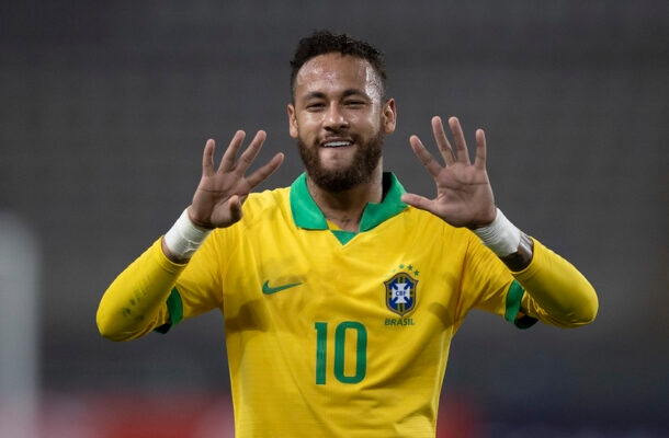 Em competições oficiais, a primeira vez que ele marcou pela Seleção foi na Copa América de 2011, disputado na Colômbia, contra o Equador. Foto:  Lucas Figueiredo/CBF