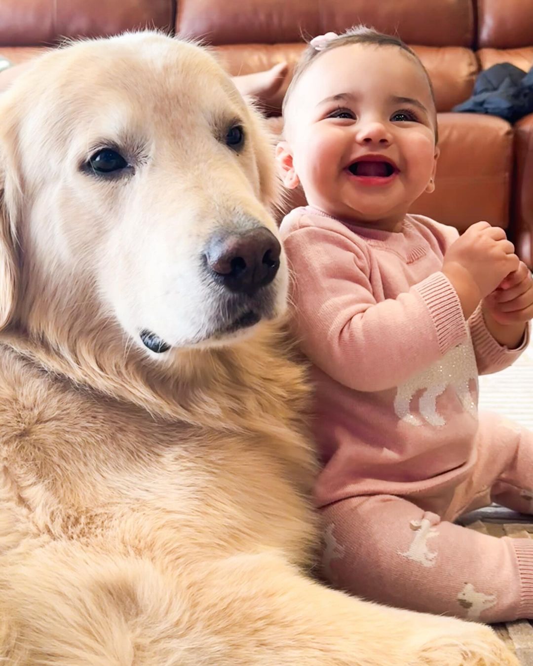 Mavie, filha de Bruna Biancardi e Neymar Jr, curte um momento especial com o cachorrinho Chopp Instagram